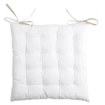 Pernă de scaun Duo Crem/In 40X40 cm, culoare crem/in, 100% bumbac