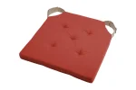 Pernă de scaun Velcro Duo Caramiziu/In 38X38 cm, culoare cărămiziu/in, 100% bumbac
