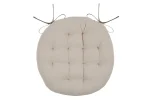 Pernă de scaun Ronde Duo Greige/In 38X38 cm, culoare greige/in, 100% bumbac - imagine 3