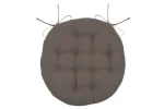 Pernă de scaun Ronde Duo Greige/In 38X38 cm, culoare greige/in, 100% bumbac