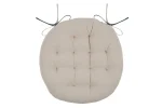 Pernă de scaun Ronde Duo Cobalt/In 38X38 cm, culoare cobalt/in, 100% bumbac - imagine 3