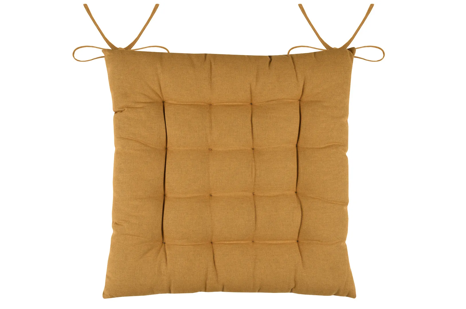 CU1490333GAL-M_1 Pernă de scaun Duo 38X38X3.5 cm, culoare muștar, 100% bumbac - imagine 1