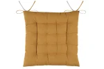 Pernă de scaun Duo Mustar/In 40X40 cm, culoare muștar/in, 100% bumbac