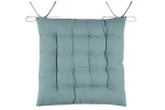 Pernă de scaun Duo Bleu/Perla 40X40 cm, culoare bleu/perlă, 100% bumbac