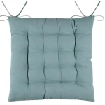 Pernă de scaun Duo Bleu/Perla 40X40 cm, culoare bleu/perlă, 100% bumbac