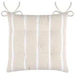 Pernă de scaun St Trop 40X40 cm, culoare alb, 100% bumbac