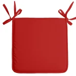 Pernă de scaun Nelson 38X38 cm, culoare roșu, 100% poliester