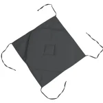 Pernă de scaun Nelson 40X40 cm, culoare antracit, 100% poliester