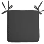 Pernă de scaun Nelson 38X38 cm, culoare antracit, 100% poliester