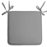 Pernă de scaun Nelson 38X38 cm, culoare gri, 100% poliester