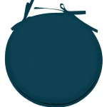Pernă de scaun Ronde Nelson 40X40 cm, culoare turcoaz, 100% poliester