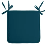 Pernă de scaun Nelson 38X38 cm, culoare turcoaz, 100% poliester