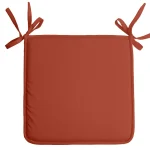 Pernă de scaun Nelson 38X38 cm, culoare cărămiziu, 100% poliester