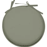 Pernă de scaun Ronde Nelson 40X40 cm, culoare gri deschis, 100% poliester