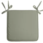 Pernă de scaun Nelson 38X38 cm, culoare gri deschis, 100% poliester