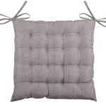 Pernă de scaun Points Bea 40X40 cm, culoare greige, 100% poliester