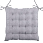 Pernă de scaun Points Bea 40X40 cm, culoare gri, 100% poliester