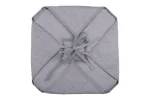 Pernă de scaun Bea 40X40 cm, culoare gri, 100% poliester - imagine 4