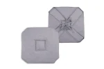 Pernă de scaun Bea 40X40 cm, culoare gri, 100% poliester - imagine 3