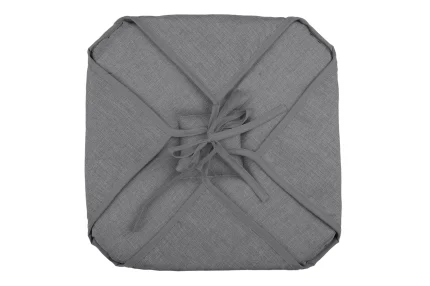 Pernă de scaun Bea 40X40 cm, culoare antracit, 100% poliester - imagine 4