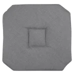 Pernă de scaun Bea 40X40 cm, culoare antracit, 100% poliester