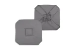 Pernă de scaun Bea 40X40 cm, culoare antracit, 100% poliester - imagine 3