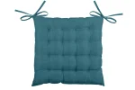 Pernă de scaun Points Bea 40X40 cm, culoare turcoaz, 100% poliester