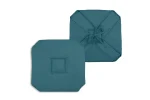 Pernă de scaun Bea 40X40 cm, culoare turcoaz, 100% poliester - imagine 3