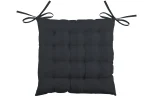 Pernă de scaun Points Bea 40X40 cm, culoare gri închis, 100% poliester