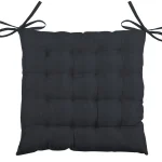 Pernă de scaun Points Bea 40X40 cm, culoare gri închis, 100% poliester