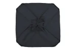Pernă de scaun Bea 40X40 cm, culoare gri închis, 100% poliester - imagine 4