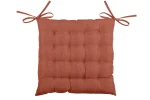 Pernă de scaun Points Bea 40X40 cm, culoare cărămiziu, 100% poliester