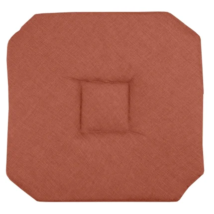 Pernă de scaun Bea 40X40 cm, culoare cărămiziu, 100% poliester