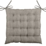 Pernă de scaun Points Bea 40X40 cm, culoare nisip, 100% poliester