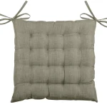 Pernă de scaun Points Bea 40X40 cm, culoare kaki, 100% poliester
