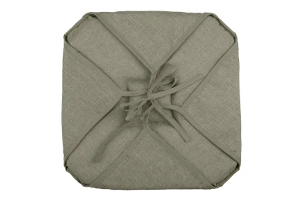 Pernă de scaun Bea 40X40 cm, culoare kaki, 100% poliester - imagine 4