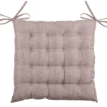 Pernă de scaun Points Bea 40X40 cm, culoare roz pudră, 100% poliester