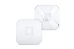 Pernă de scaun Bea 40X40 cm, culoare alb, 100% poliester - imagine 3