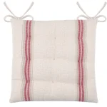 Pernă de scaun Montauban 40X40 cm, culoare roșu, 100% bumbac