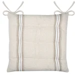 Pernă de scaun Montauban 40X40 cm, culoare alb, 100% bumbac