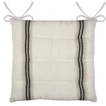 Pernă de scaun Montauban Alb/Negru 40X40 cm, culoare alb/negru, 100% bumbac