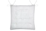 Pernă de scaun Coline 38X38 cm, culoare crem, 100% bumbac