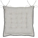 Pernă de scaun Helios 38X38 cm, culoare natural, 100% bumbac