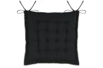 Pernă de scaun Helios 38X38 cm, culoare negru, 100% bumbac - imagine 4