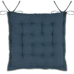 Pernă de scaun Helios 38X38 cm, culoare albastru, 100% bumbac