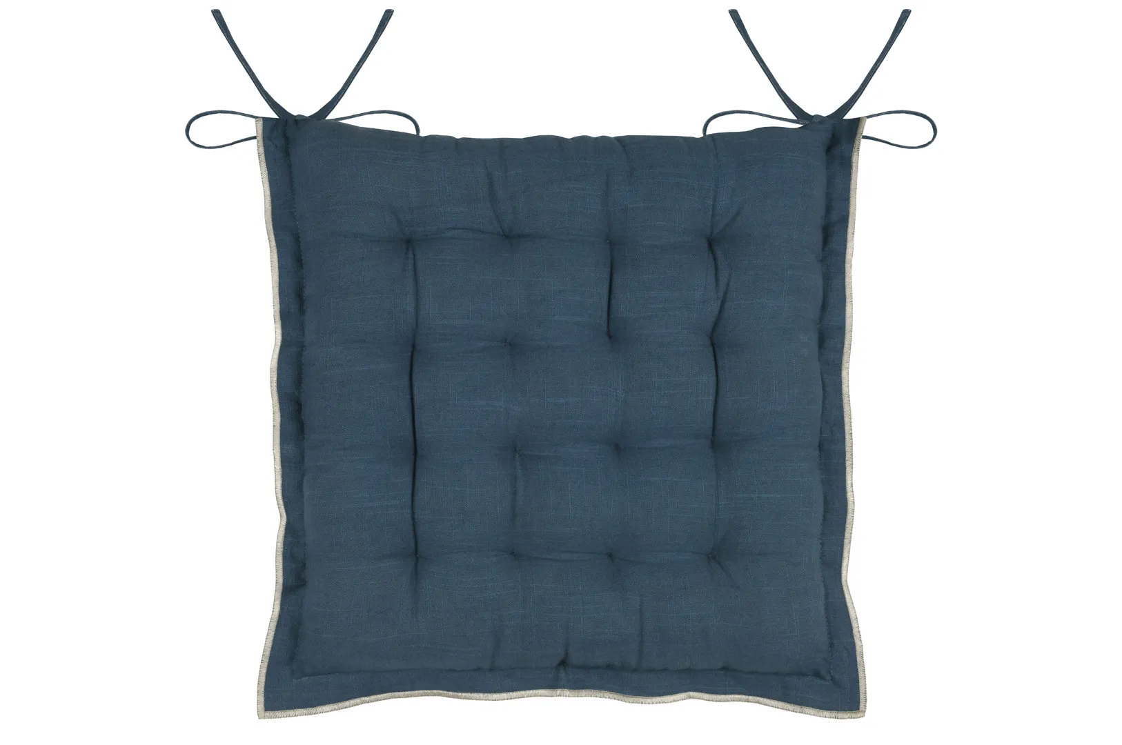 CUD092007GAL_4 Pernă de scaun Helios 38X38 cm, culoare albastru, 100% bumbac - imagine 1