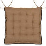 Pernă de scaun Helios 38X38 cm, culoare cappuccino, 100% bumbac