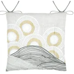 Pernă de scaun Yuki 38X38 cm, culoare natural, 100% bumbac