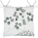 Pernă de scaun Yuki 38X38 cm, culoare bleu, 100% bumbac
