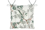 Pernă de scaun Botanys 38X38 cm, culoare crem, 15% in 85% bumbac